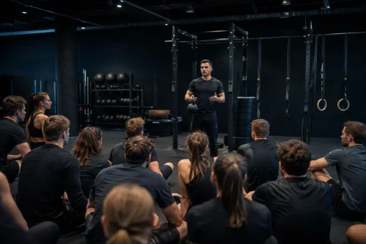 Zajęcia praktyczne w uczelnianej hali sportowej - kurs trenera personalnego w Poznaniu